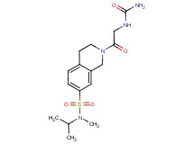 2-[N-(aminocarbonyl)glycyl]-N-isopropyl-N-methyl-1,2,3,4-tetrahydroisoquinoline-7-sulfonamide