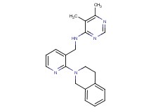 N-{[2-(3,4-dihydroisoquinolin-2(1H)-yl)pyridin-3-yl]methyl}-5,6-dimethylpyrimidin-4-amine