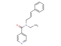 N-ethyl-N-[(2E)-3-phenylprop-2-en-1-yl]isonicotinamide