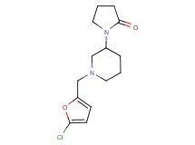 1-{1-[(5-chloro-2-furyl)methyl]piperidin-3-yl}pyrrolidin-2-one