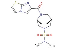 (1R*,5R*)-6-(imidazo[2,1-b][1,3]thiazol-6-ylcarbonyl)-N,N-dimethyl-3,6-diazabicyclo[3.2.2]nonane-3-sulfonamide