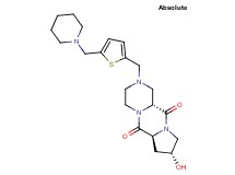 (6aS,8R,11aR)-8-hydroxy-2-{[5-(1-piperidinylmethyl)-2-thienyl]methyl}octahydro-6H-pyrazino[1,2-a]pyrrolo[1,2-d]pyrazine-6,11(2H)-dione