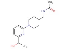 N-({1-[6-(1-hydroxyethyl)-2-pyridinyl]-4-piperidinyl}methyl)acetamide