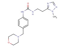 N-[2-(1-methyl-1H-1,2,4-triazol-5-yl)ethyl]-N'-[4-(morpholin-4-ylmethyl)phenyl]urea