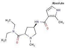 (4R)-N,N-diethyl-1-methyl-4-{[(2-methyl-1H-pyrrol-3-yl)carbonyl]amino}-L-prolinamide