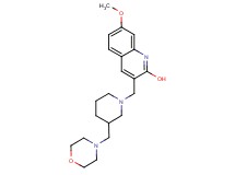 7-methoxy-3-{[3-(4-morpholinylmethyl)-1-piperidinyl]methyl}-2-quinolinol