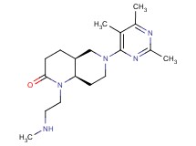 (4aS*,8aR*)-1-[2-(methylamino)ethyl]-6-(2,5,6-trimethylpyrimidin-4-yl)octahydro-1,6-naphthyridin-2(1H)-one