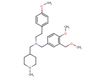 N-[4-methoxy-3-(methoxymethyl)benzyl]-2-(4-methoxyphenyl)-N-[(1-methyl-4-piperidinyl)methyl]ethanamine