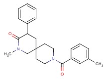 2-methyl-9-(3-methylbenzoyl)-4-phenyl-2,9-diazaspiro[5.5]undecan-3-one