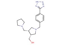 {(3R*,4R*)-4-(pyrrolidin-1-ylmethyl)-1-[4-(2H-tetrazol-5-yl)benzyl]pyrrolidin-3-yl}methanol