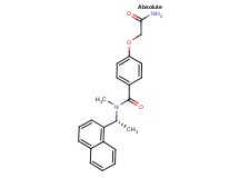 4-(2-amino-2-oxoethoxy)-N-methyl-N-[(1R)-1-(1-naphthyl)ethyl]benzamide