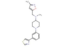 N-methyl-N-[(3-methylisoxazol-5-yl)methyl]-1-[3-(1,3-thiazol-4-yl)phenyl]piperidin-4-amine