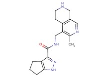 N-[(3-methyl-5,6,7,8-tetrahydro-2,7-naphthyridin-4-yl)methyl]-1,4,5,6-tetrahydrocyclopenta[c]pyrazole-3-carboxamide