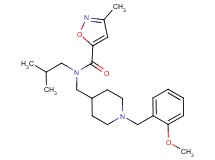 N-isobutyl-N-{[1-(2-methoxybenzyl)piperidin-4-yl]methyl}-3-methylisoxazole-5-carboxamide