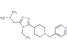 ({4-ethyl-5-[1-(pyridin-4-ylmethyl)piperidin-4-yl]-4H-1,2,4-triazol-3-yl}methyl)dimethylamine