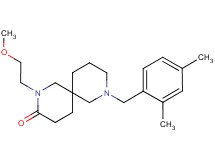 8-(2,4-dimethylbenzyl)-2-(2-methoxyethyl)-2,8-diazaspiro[5.5]undecan-3-one