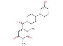 6-[(3-hydroxy-1,4'-bipiperidin-1'-yl)carbonyl]-1,3-dimethyl-2,4(1H,3H)-pyrimidinedione