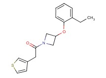 3-(2-ethylphenoxy)-1-(3-thienylacetyl)azetidine