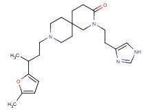 2-[2-(1H-imidazol-4-yl)ethyl]-9-[3-(5-methyl-2-furyl)butyl]-2,9-diazaspiro[5.5]undecan-3-one