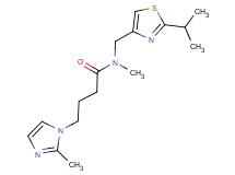N-[(2-isopropyl-1,3-thiazol-4-yl)methyl]-N-methyl-4-(2-methyl-1H-imidazol-1-yl)butanamide