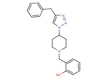 2-{[4-(4-benzyl-1H-1,2,3-triazol-1-yl)-1-piperidinyl]methyl}phenol