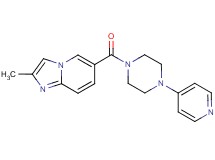 2-methyl-6-[(4-pyridin-4-ylpiperazin-1-yl)carbonyl]imidazo[1,2-a]pyridine