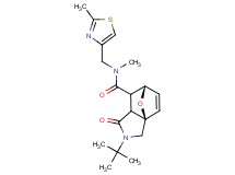 (3aR*,6S*)-2-tert-butyl-N-methyl-N-[(2-methyl-1,3-thiazol-4-yl)methyl]-1-oxo-1,2,3,6,7,7a-hexahydro-3a,6-epoxyisoindole-7-carboxamide