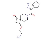 rel-(1R,3S)-3-(2-aminoethoxy)-7-(1,4,5,6-tetrahydrocyclopenta[c]pyrazol-3-ylcarbonyl)-7-azaspiro[3.5]nonan-1-ol hydrochloride
