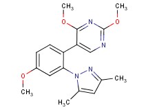 5-[2-(3,5-dimethyl-1H-pyrazol-1-yl)-4-methoxyphenyl]-2,4-dimethoxypyrimidine