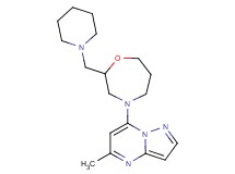 5-methyl-7-[2-(piperidin-1-ylmethyl)-1,4-oxazepan-4-yl]pyrazolo[1,5-a]pyrimidine