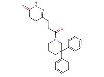 6-[3-(3,3-diphenylpiperidin-1-yl)-3-oxopropyl]-4,5-dihydropyridazin-3(2H)-one