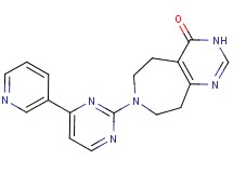 7-[4-(3-pyridinyl)-2-pyrimidinyl]-3,5,6,7,8,9-hexahydro-4H-pyrimido[4,5-d]azepin-4-one