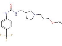 N-{[1-(3-methoxypropyl)pyrrolidin-3-yl]methyl}-N'-[4-(trifluoromethyl)phenyl]urea