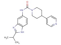 N-(2-isopropyl-1H-benzimidazol-5-yl)-4-pyridin-4-ylpiperidine-1-carboxamide