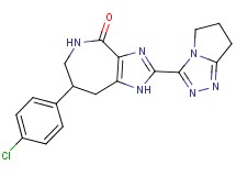 7-(4-chlorophenyl)-2-(6,7-dihydro-5H-pyrrolo[2,1-c][1,2,4]triazol-3-yl)-5,6,7,8-tetrahydroimidazo[4,5-c]azepin-4(1H)-one