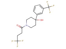 1-(4,4,4-trifluorobutanoyl)-4-[3-(trifluoromethyl)phenyl]-4-piperidinol