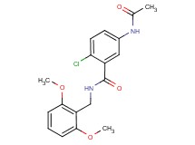 5-(acetylamino)-2-chloro-N-(2,6-dimethoxybenzyl)benzamide