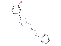 3-{1-[3-(pyridin-3-ylamino)propyl]-1H-1,2,3-triazol-4-yl}phenol