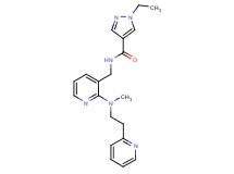 1-ethyl-N-({2-[methyl(2-pyridin-2-ylethyl)amino]pyridin-3-yl}methyl)-1H-pyrazole-4-carboxamide