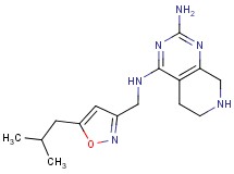 N~4~-[(5-isobutylisoxazol-3-yl)methyl]-5,6,7,8-tetrahydropyrido[3,4-d]pyrimidine-2,4-diamine