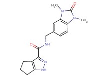 N-[(1,3-dimethyl-2-oxo-2,3-dihydro-1H-benzimidazol-5-yl)methyl]-1,4,5,6-tetrahydrocyclopenta[c]pyrazole-3-carboxamide
