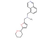 (isoquinolin-5-ylmethyl)methyl{[5-(tetrahydro-2H-pyran-2-yl)-2-furyl]methyl}amine