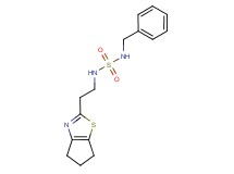 N-benzyl-N'-[2-(5,6-dihydro-4H-cyclopenta[d][1,3]thiazol-2-yl)ethyl]sulfamide