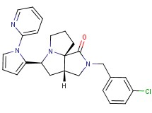 (3aS*,5S*,9aS*)-2-(3-chlorobenzyl)-5-[1-(2-pyridinyl)-1H-pyrrol-2-yl]hexahydro-7H-pyrrolo[3,4-g]pyrrolizin-1(2H)-one