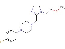 1-(4-fluorophenyl)-4-{[1-(2-methoxyethyl)-1H-imidazol-2-yl]methyl}piperazine