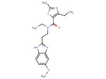 N,4-diethyl-N-[2-(5-methoxy-1H-benzimidazol-2-yl)ethyl]-2-methyl-1,3-thiazole-5-carboxamide
