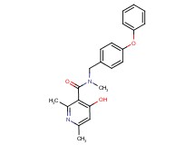 4-hydroxy-N,2,6-trimethyl-N-(4-phenoxybenzyl)nicotinamide
