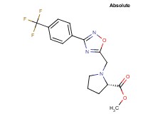 methyl 1-({3-[4-(trifluoromethyl)phenyl]-1,2,4-oxadiazol-5-yl}methyl)-L-prolinate