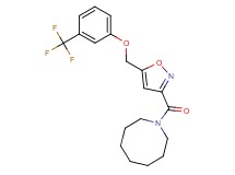 1-[(5-{[3-(trifluoromethyl)phenoxy]methyl}-3-isoxazolyl)carbonyl]azocane