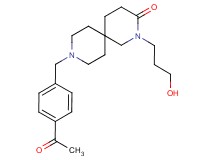 9-(4-acetylbenzyl)-2-(3-hydroxypropyl)-2,9-diazaspiro[5.5]undecan-3-one
